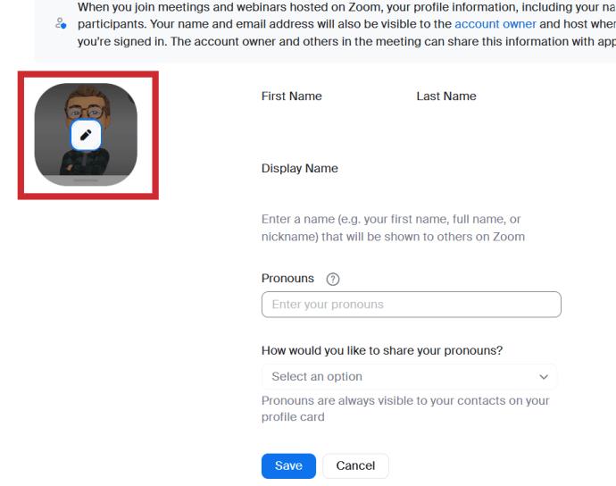 How To Change Or Set Your Profile Picture In Zoom