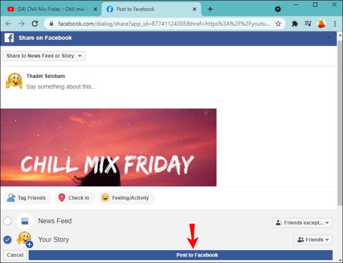 Como adicionar links às histórias do Facebook