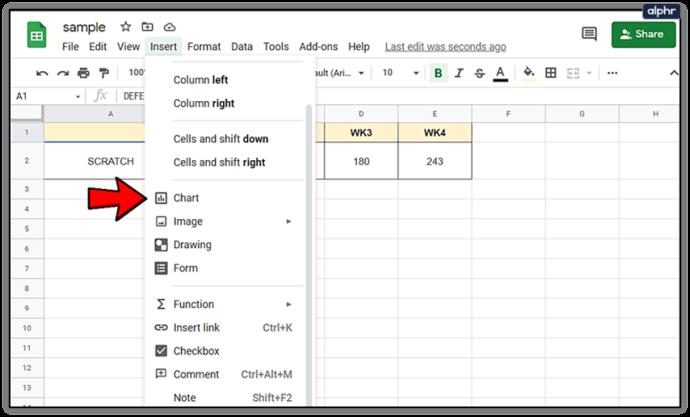 Comment ajouter une ligne de tendance à Google Sheets