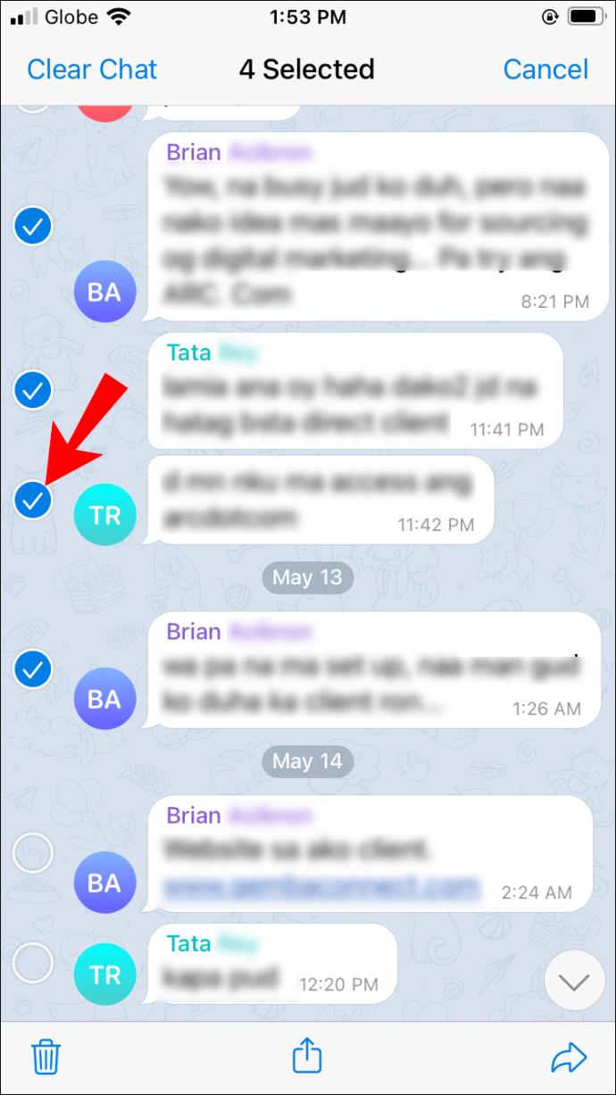 Как удалить группы в Telegram