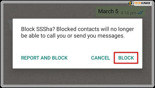 Comment bloquer un contact dans WhatsApp