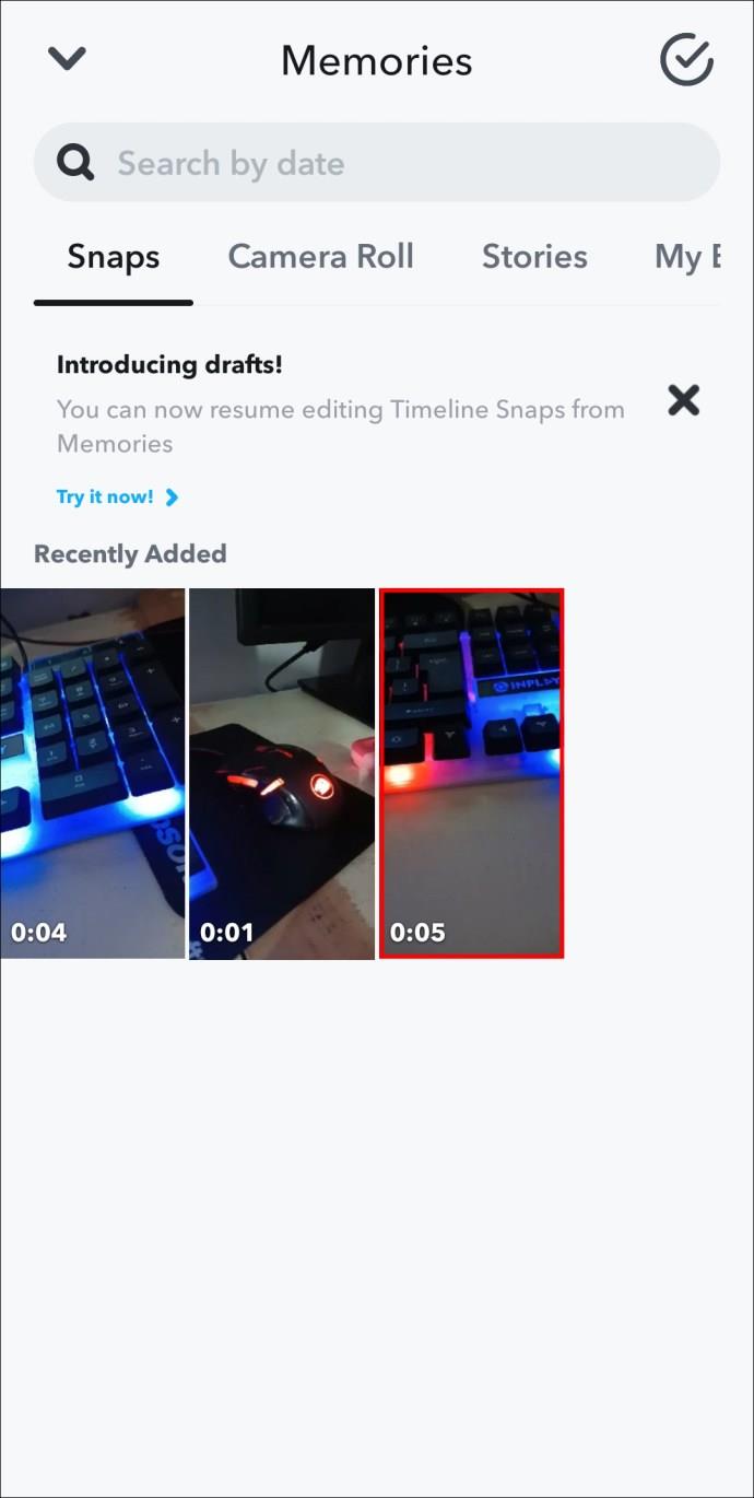 Comment enregistrer des vidéos dans SnapChat