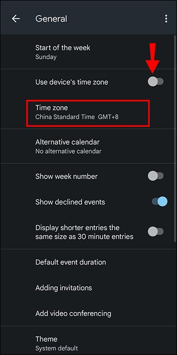 How To Change Time Zones In Google Calendar