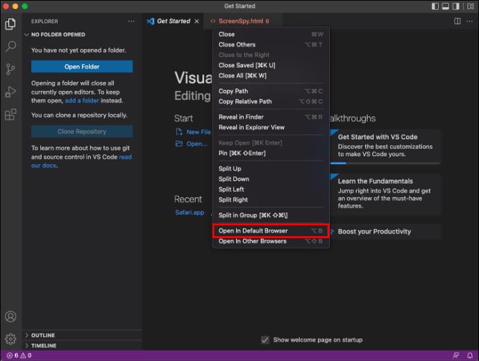 How To Open In Browser From VS Code