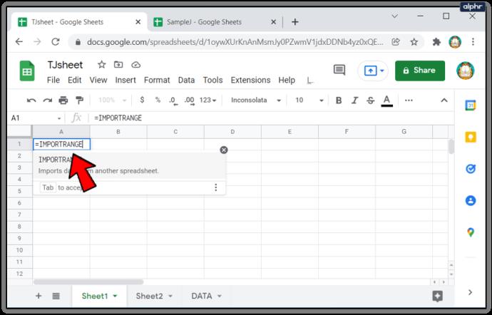 How To Link Data From A Different Tab In Google Sheets