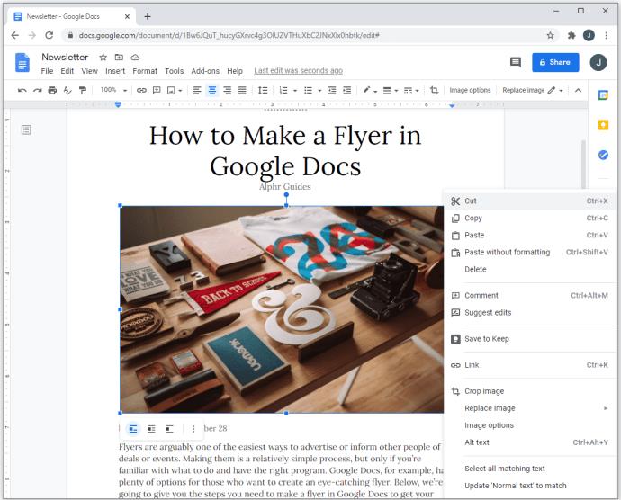 Comment créer un dépliant dans Google Docs