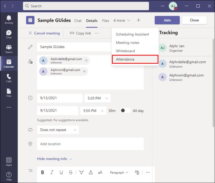 Comment vérifier qui a assisté à une réunion Microsoft Teams