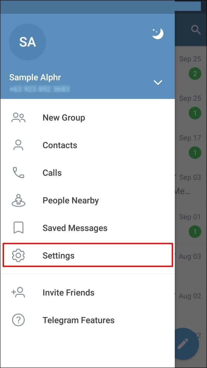 Comment supprimer des contacts dans Telegram