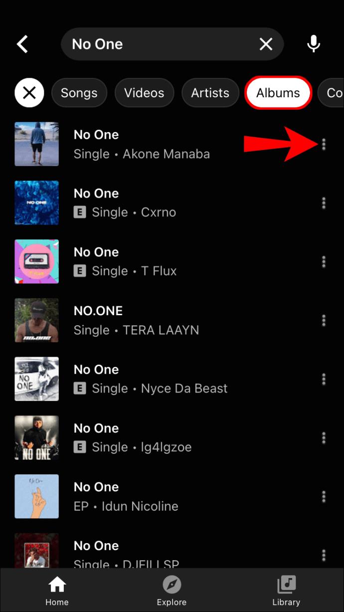 Comment ajouter ou supprimer des chansons de la bibliothèque dans YouTube Music