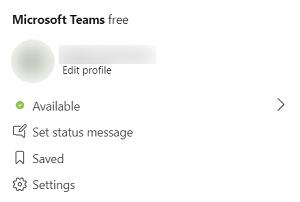 Comment changer le statut dans Microsoft Teams