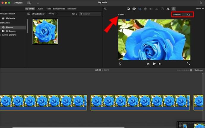 How To Change The Duration Of All Photos In A Slideshow Video In IMovie