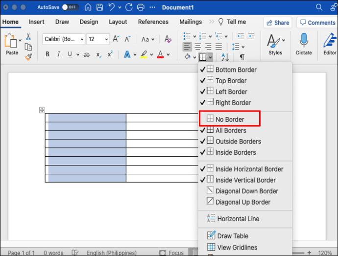 Comment créer un tableau invisible dans Word