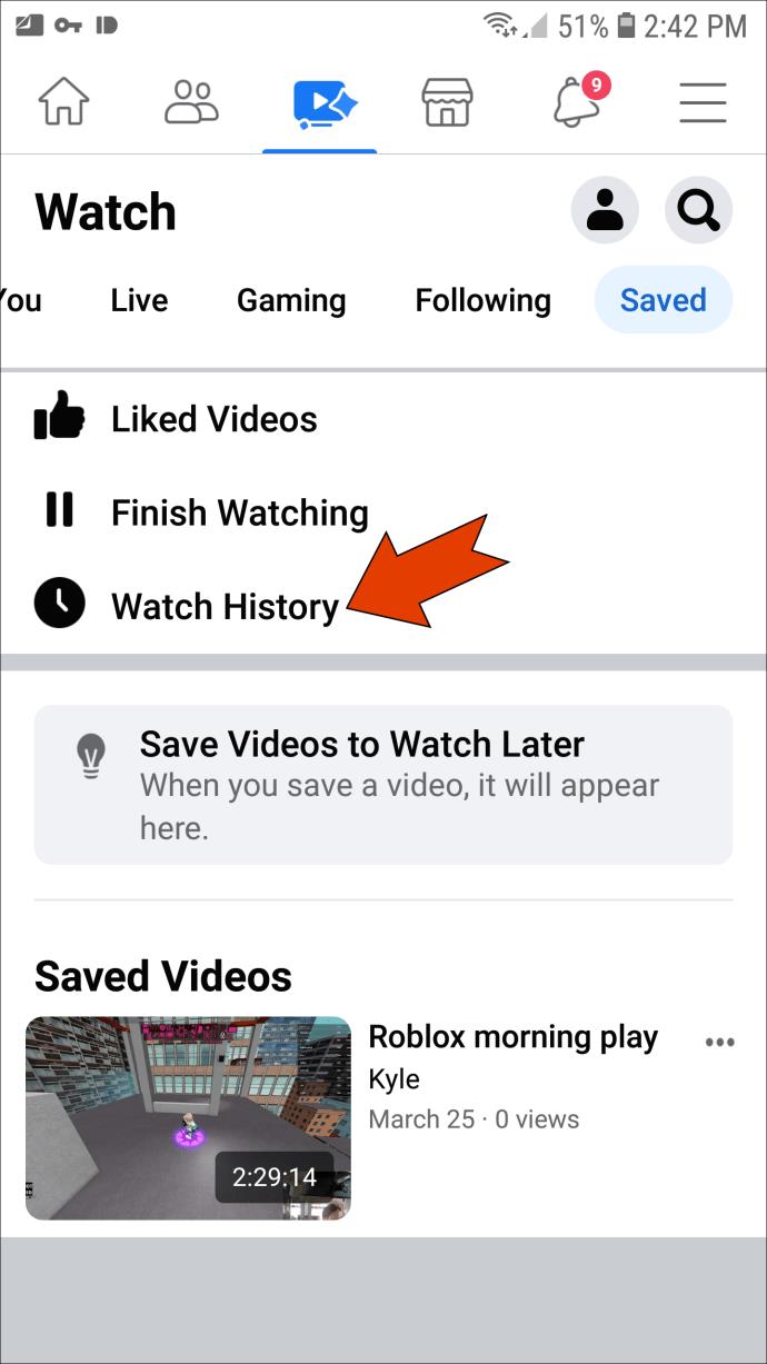 Comment afficher les vidéos récemment regardées sur Facebook
