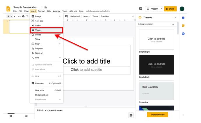 Comment intégrer une vidéo YouTube dans un Google Docs