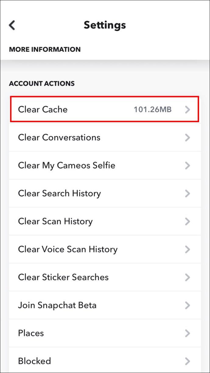 كيفية مسح ذاكرة التخزين المؤقت Snapchat