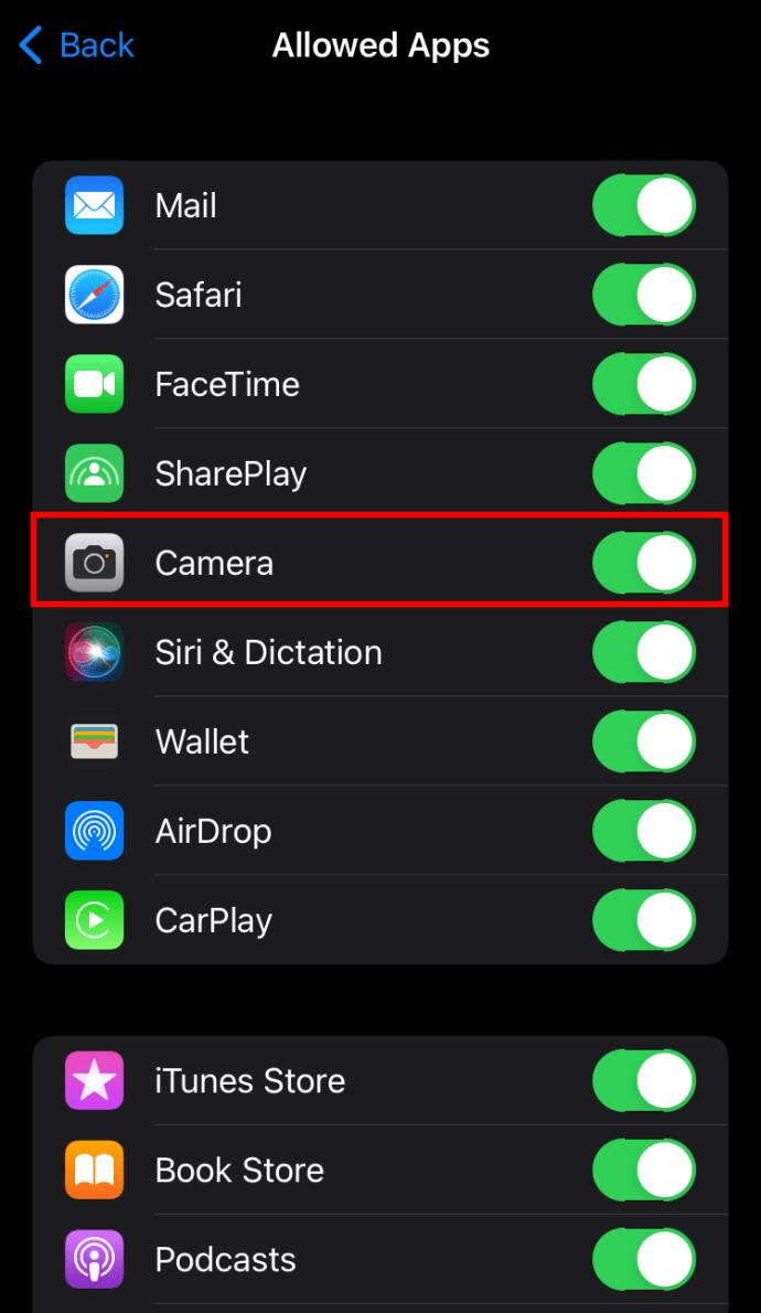 Como desativar a câmera em um iPhone