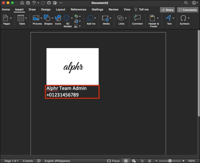 How To Insert A Signature Line In Microsoft Word