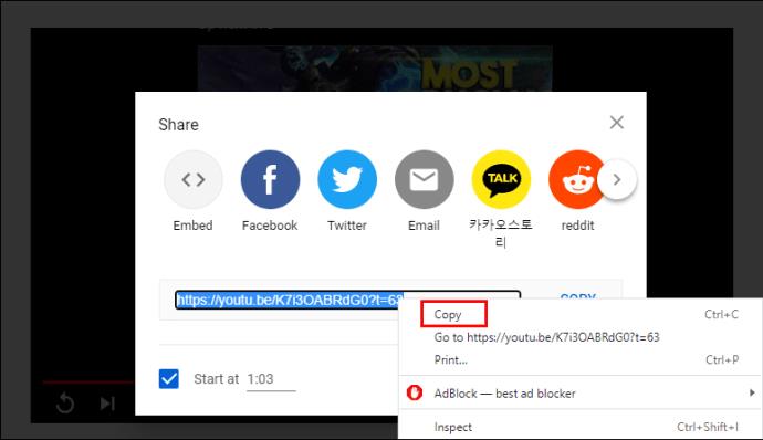 Cara Memautkan Ke Cap Masa Tertentu Dalam Video YouTube