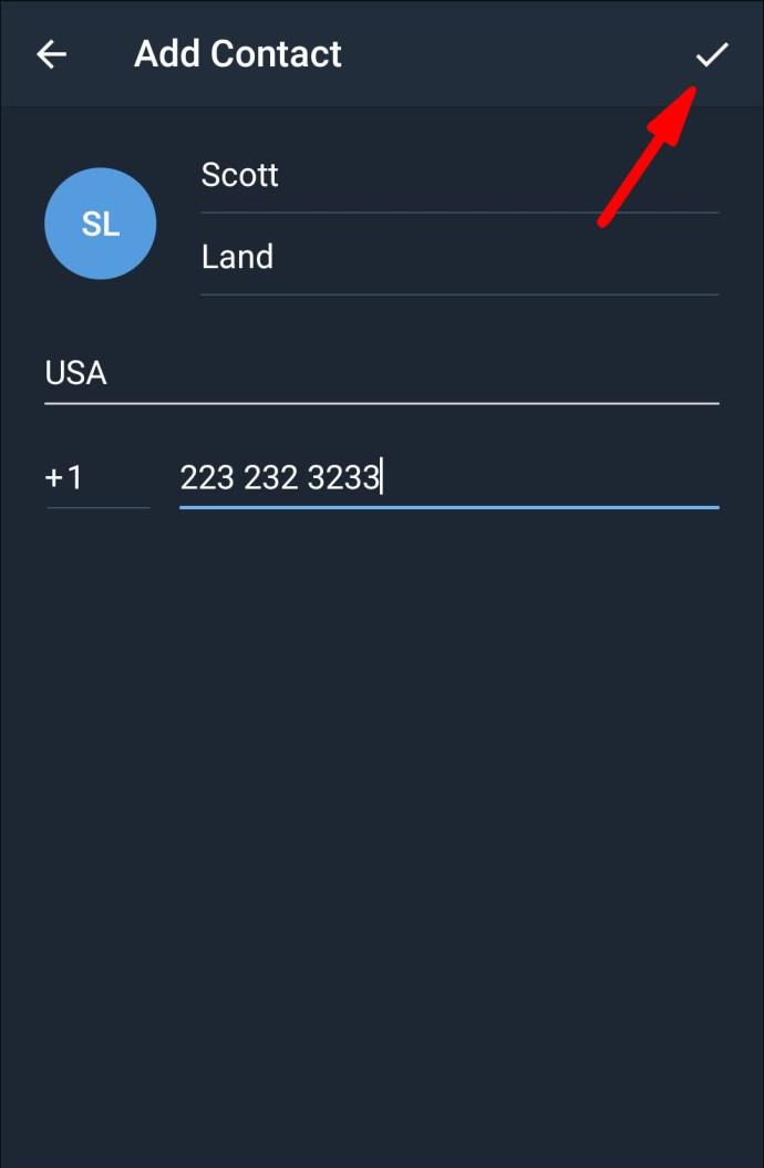 So fügen Sie einen Kontakt im Telegramm hinzu