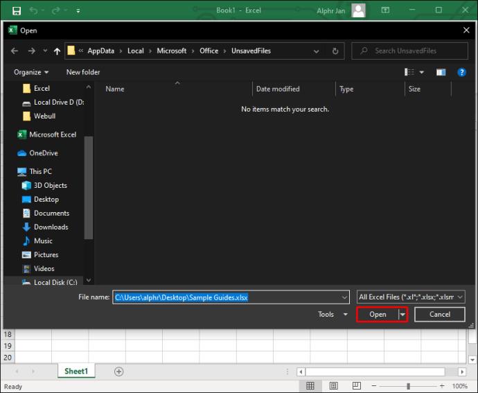 How To Revert To The Previous Version Of An Excel File