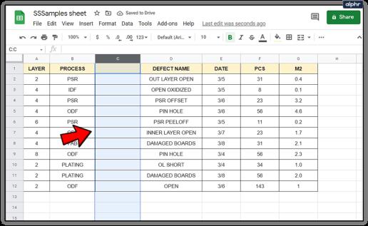 Comment ajouter et supprimer des lignes et des colonnes dans Google Sheets