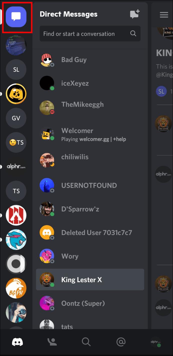 Comment supprimer les DM Discord d'un PC ou d'un appareil mobile