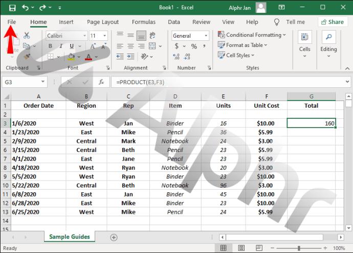 Comment copier une formule dans Excel