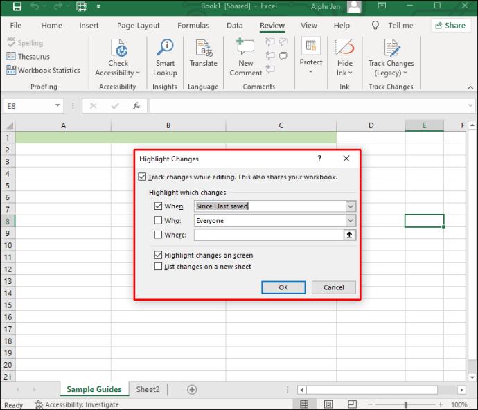 How To Check Who Edited An Excel Spreadsheet