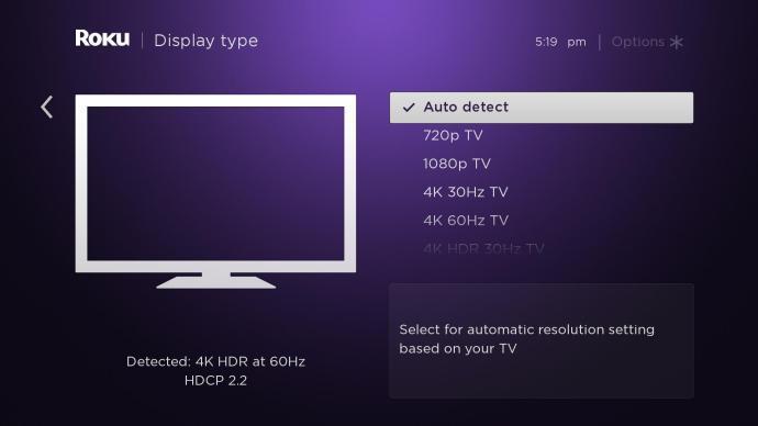 Comment changer la taille de l'écran sur Roku