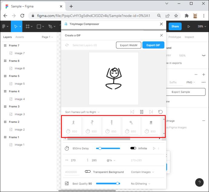 How To Export A GIF From Figma