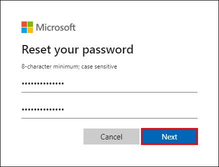 How To Reset And Change Your Microsoft Password