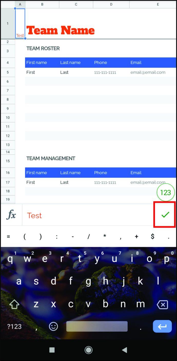 Comment nommer les colonnes dans Google Sheets