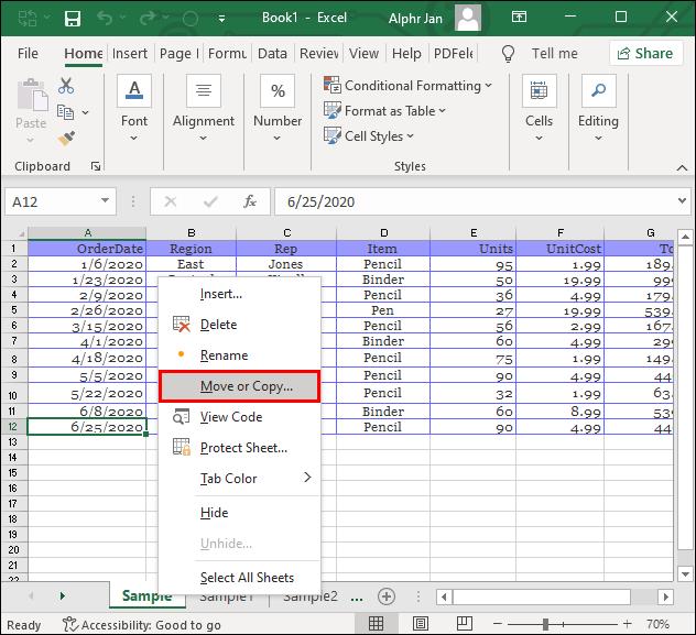 Comment copier une feuille dans un autre classeur dans Excel