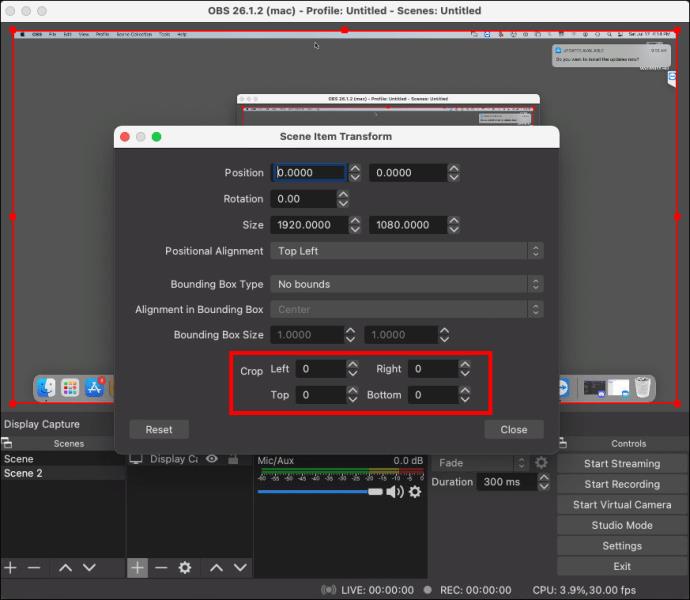 How To Crop The Window Capture In OBS