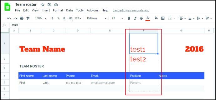 How To Add Bullet Points In Google Sheets