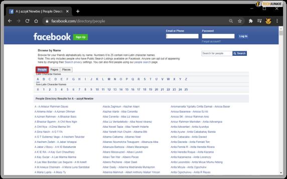 How To Search Facebook Without An Account Or Logging In