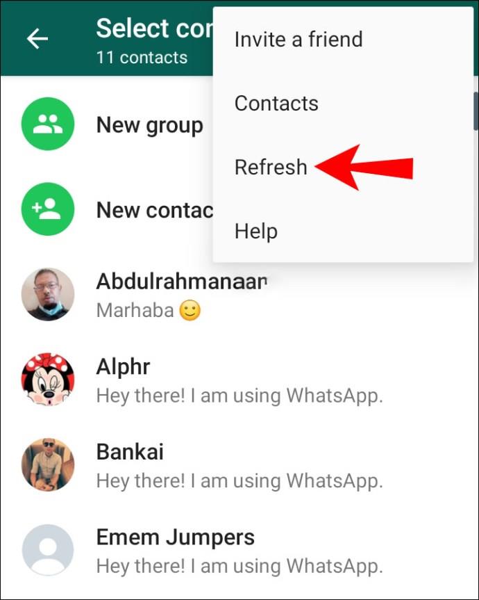 Comment supprimer un contact dans WhatsApp