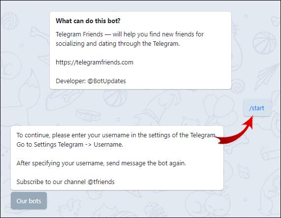 Telegramで友達を見つける方法