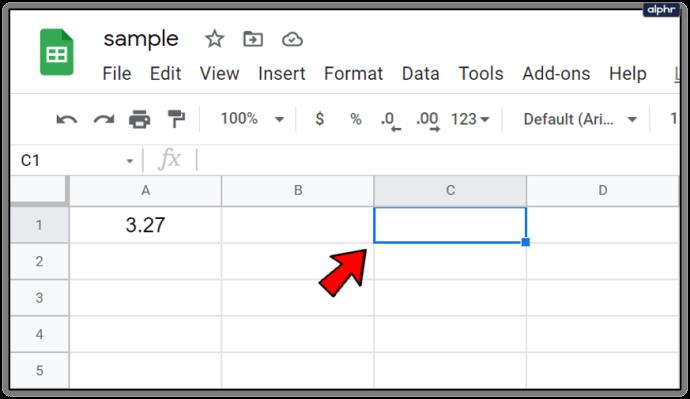 Как округлить ячейки Google Sheets до ближайших 10