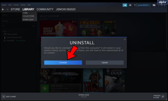 Hoe een Steam-game te verwijderen