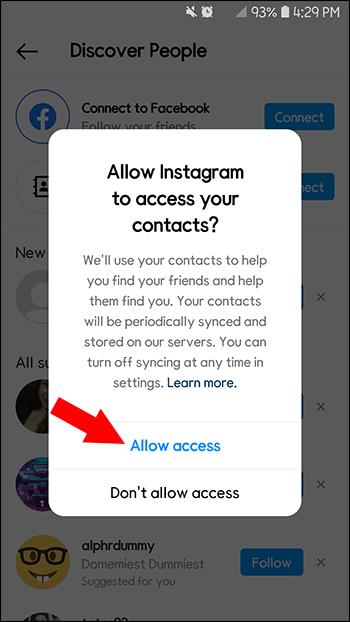 Comment trouver un compte sur Instagram par numéro de téléphone