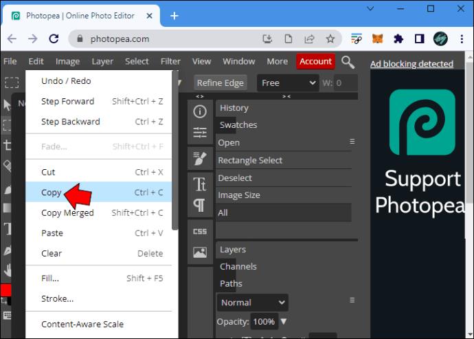 How To Resize An Image In PhotoPea