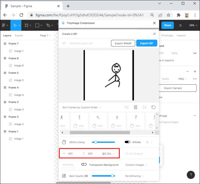 How To Export A GIF From Figma