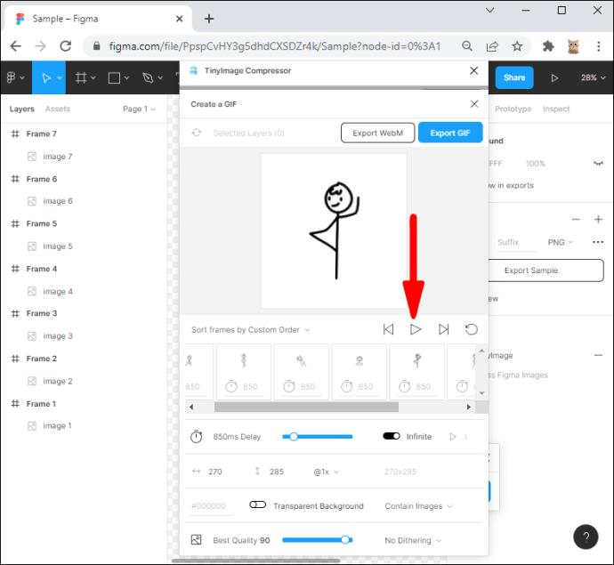 How To Export A GIF From Figma