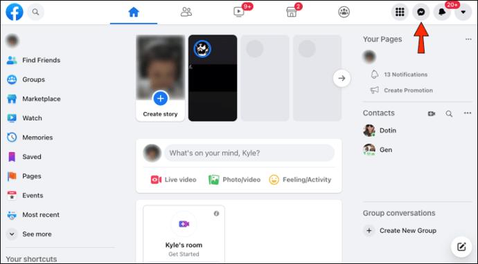 Como enviar um vídeo no Facebook Messenger