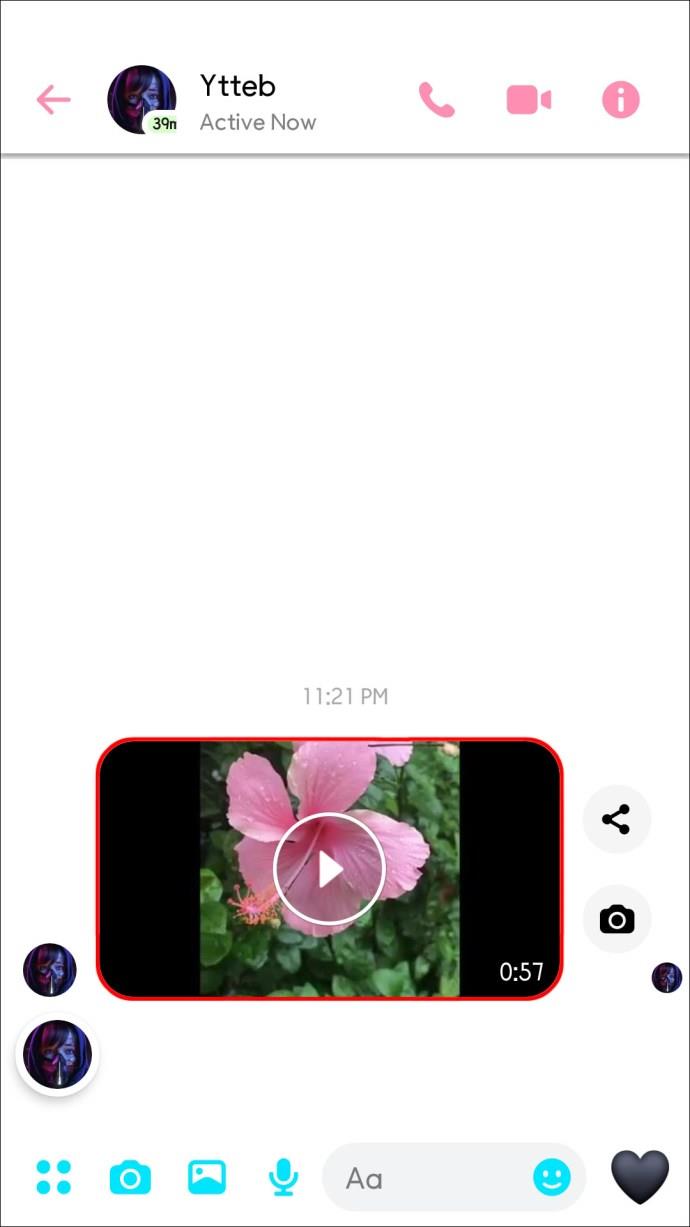 Como enviar um vídeo no Facebook Messenger