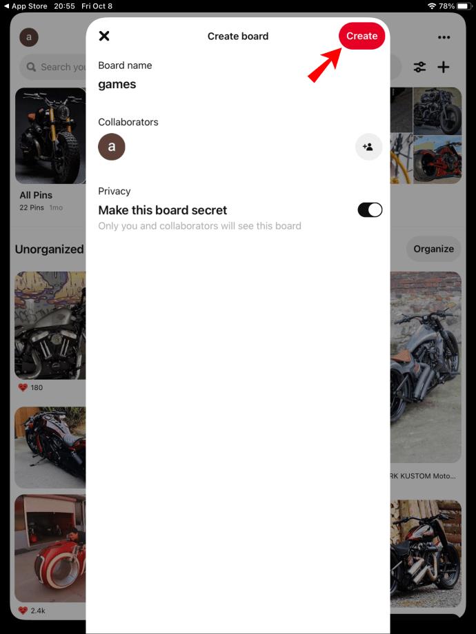 Comment créer un tableau sur Pinterest