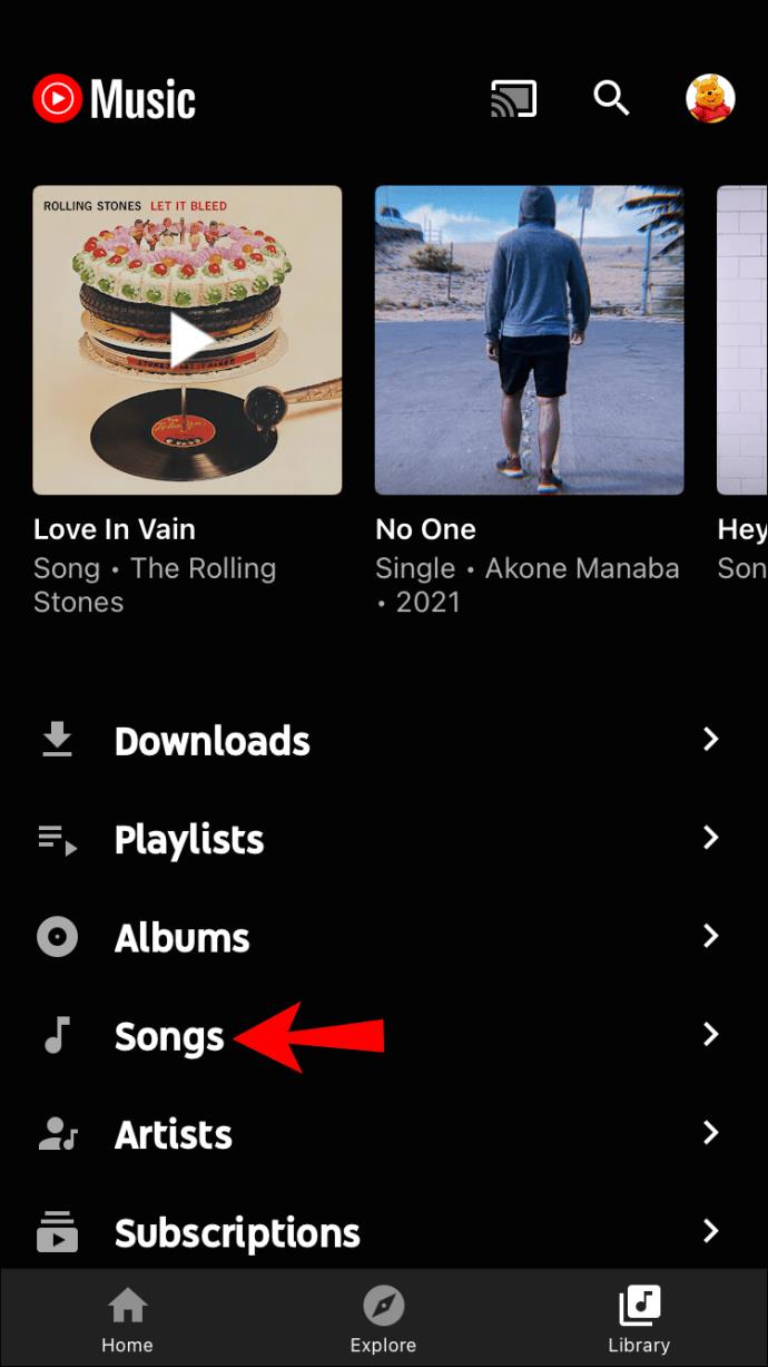 How To Add Or Remove Songs From The Library In YouTube Music