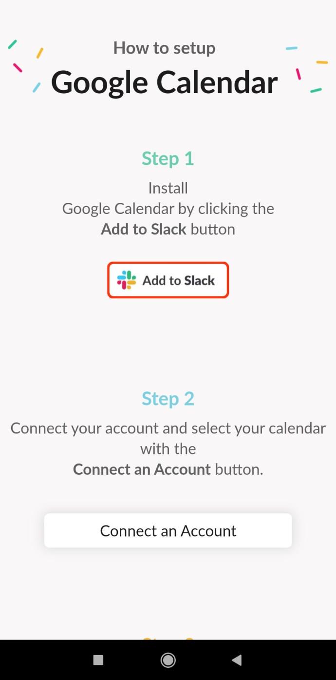 كيفية إضافة تقويم Google إلى Slack