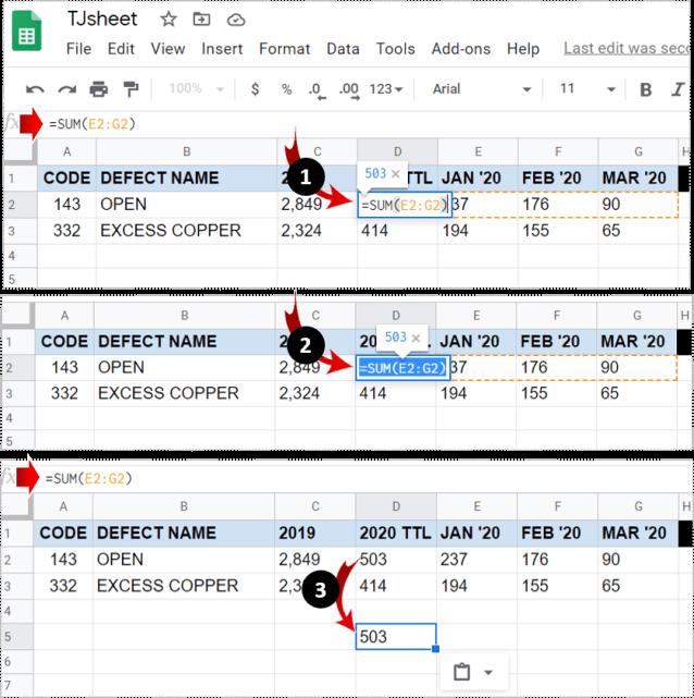 Comment faire glisser une formule sans changer dans Google Sheets